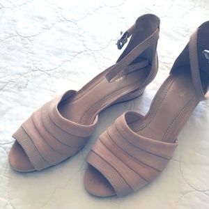 Nurture Madoline Tan Low Wedge Sandal
